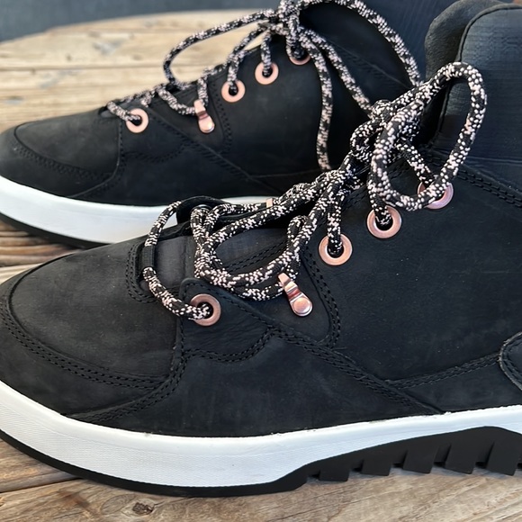 NEW TIMBERLAND Black White Rose Gold SUPAWAY ReBOTL SNEAKER Boot shoes US 9 40 - Picture 7 of 7